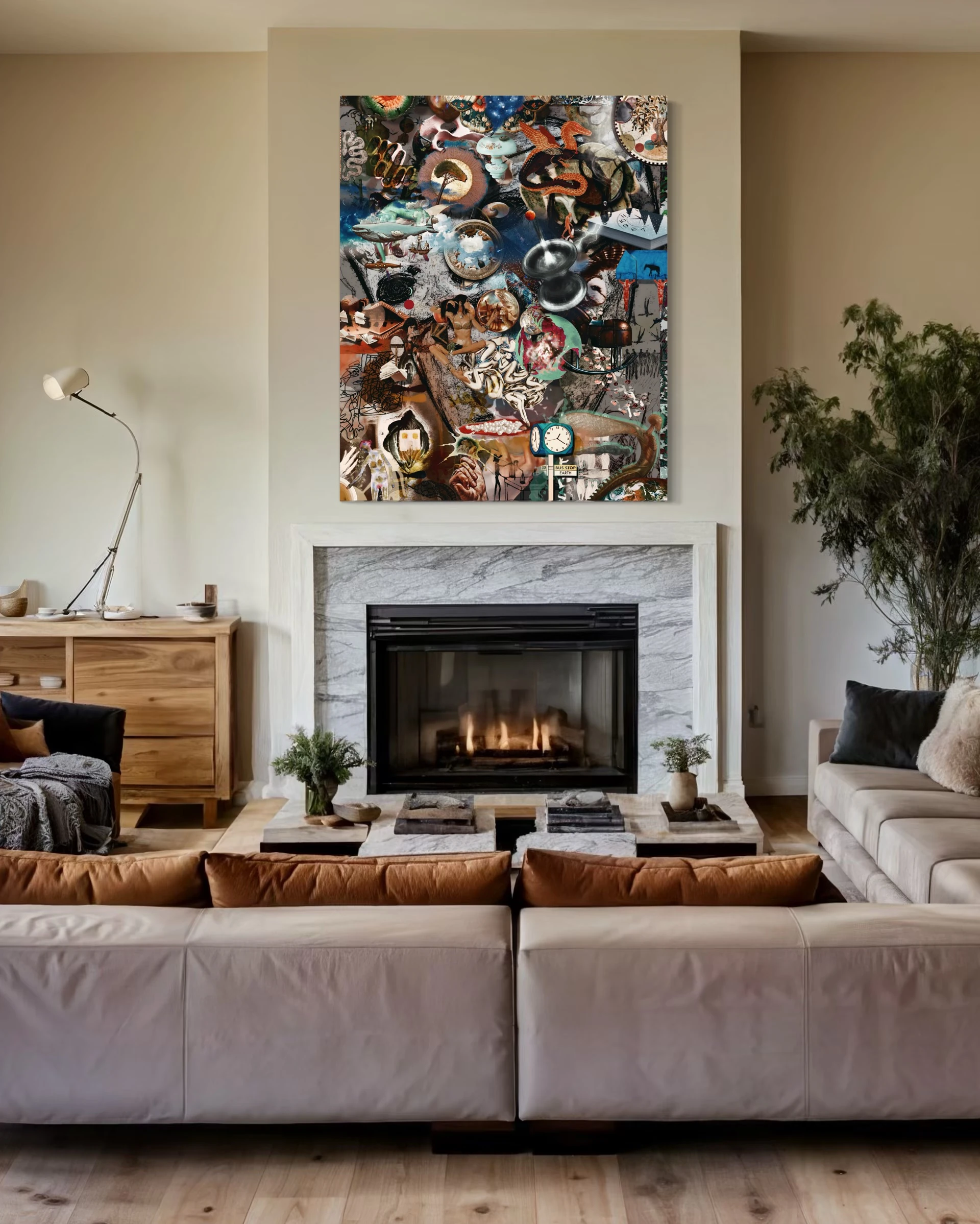 Bus Stop Earth Tablo