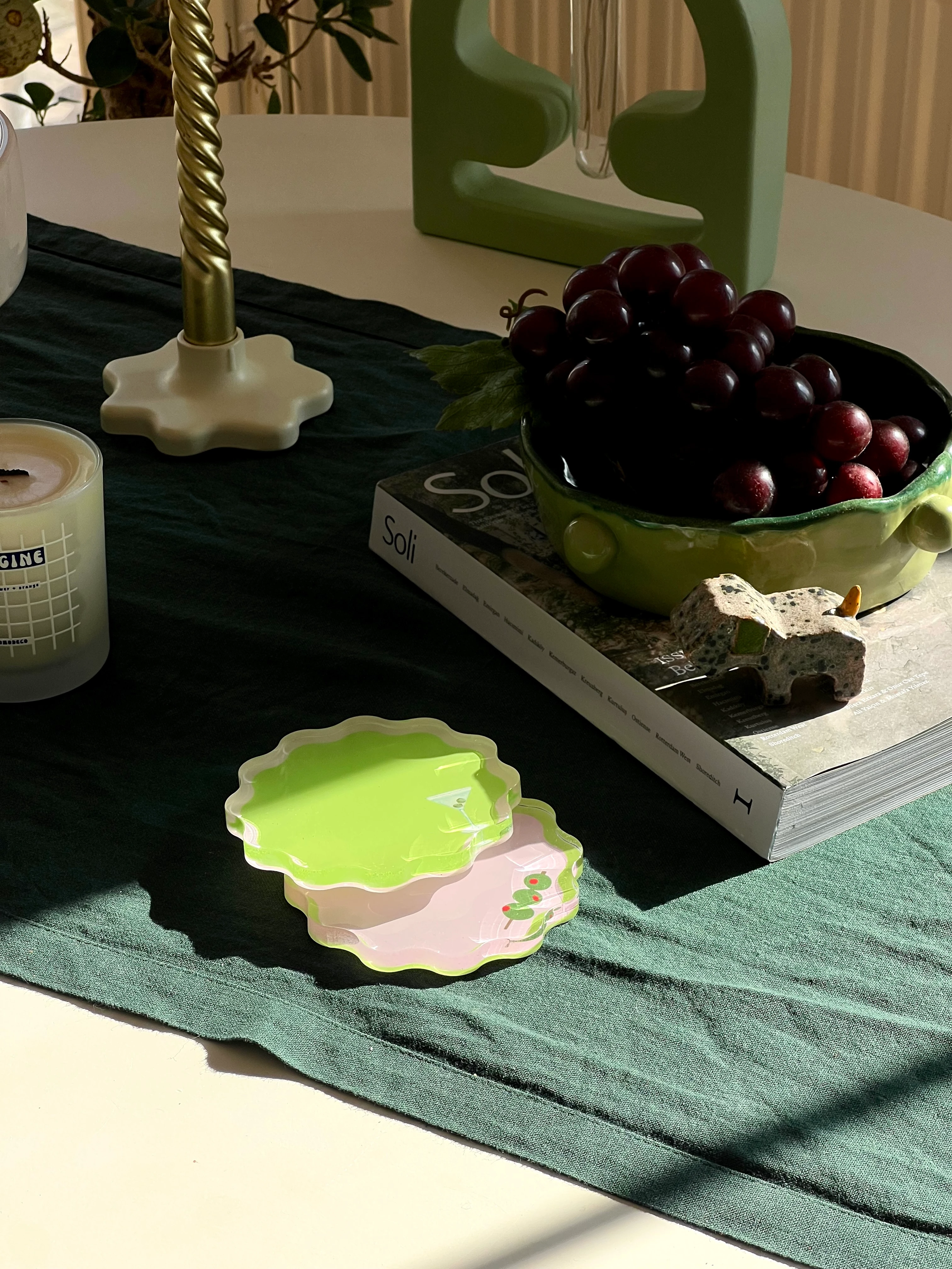 Sip of Olive Bardak Altlığı 2'li Set