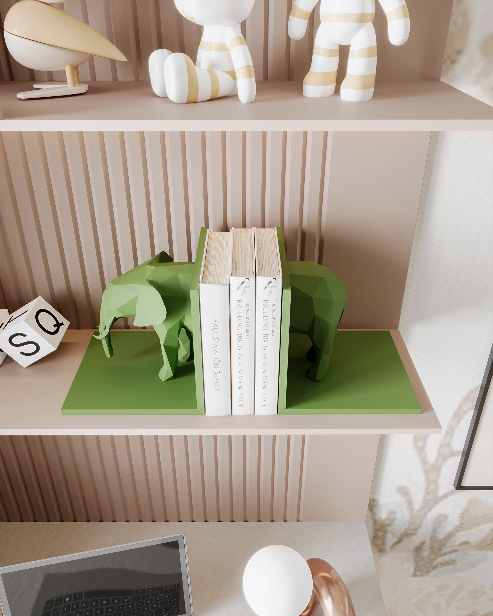 Fil Kitap Tutucu