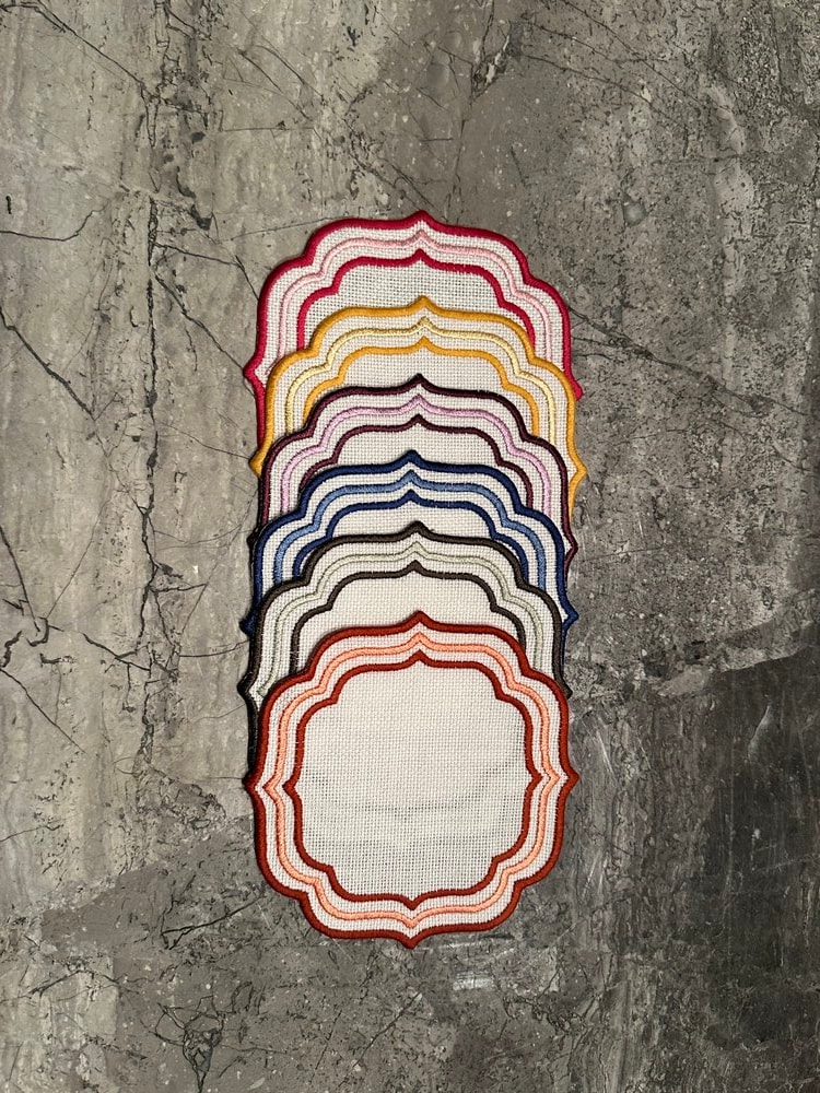Colorful Swirl 6’lı Kokteyl Peçetesi