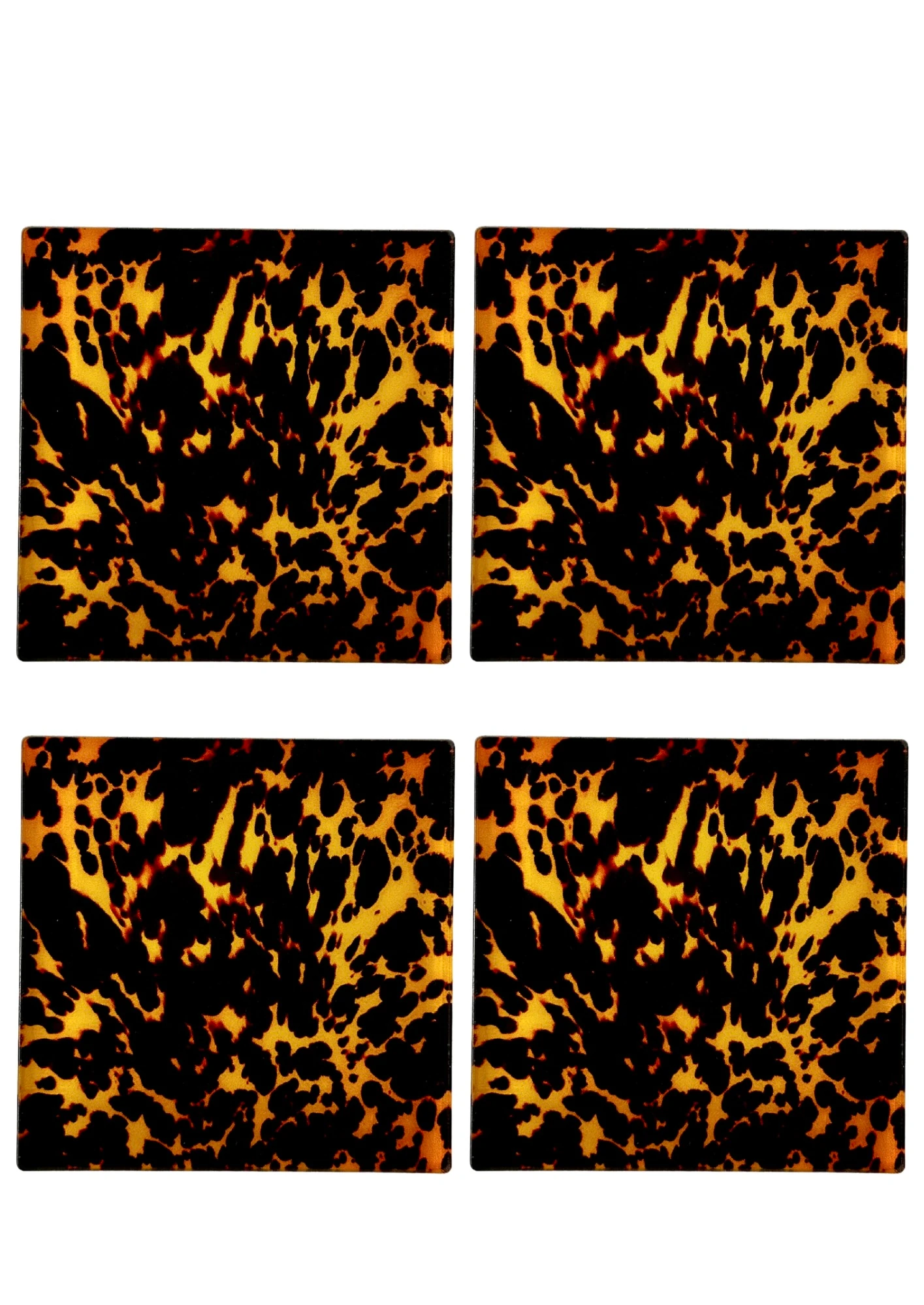 Tortoise Bardak Altlığı 4'lü Set
