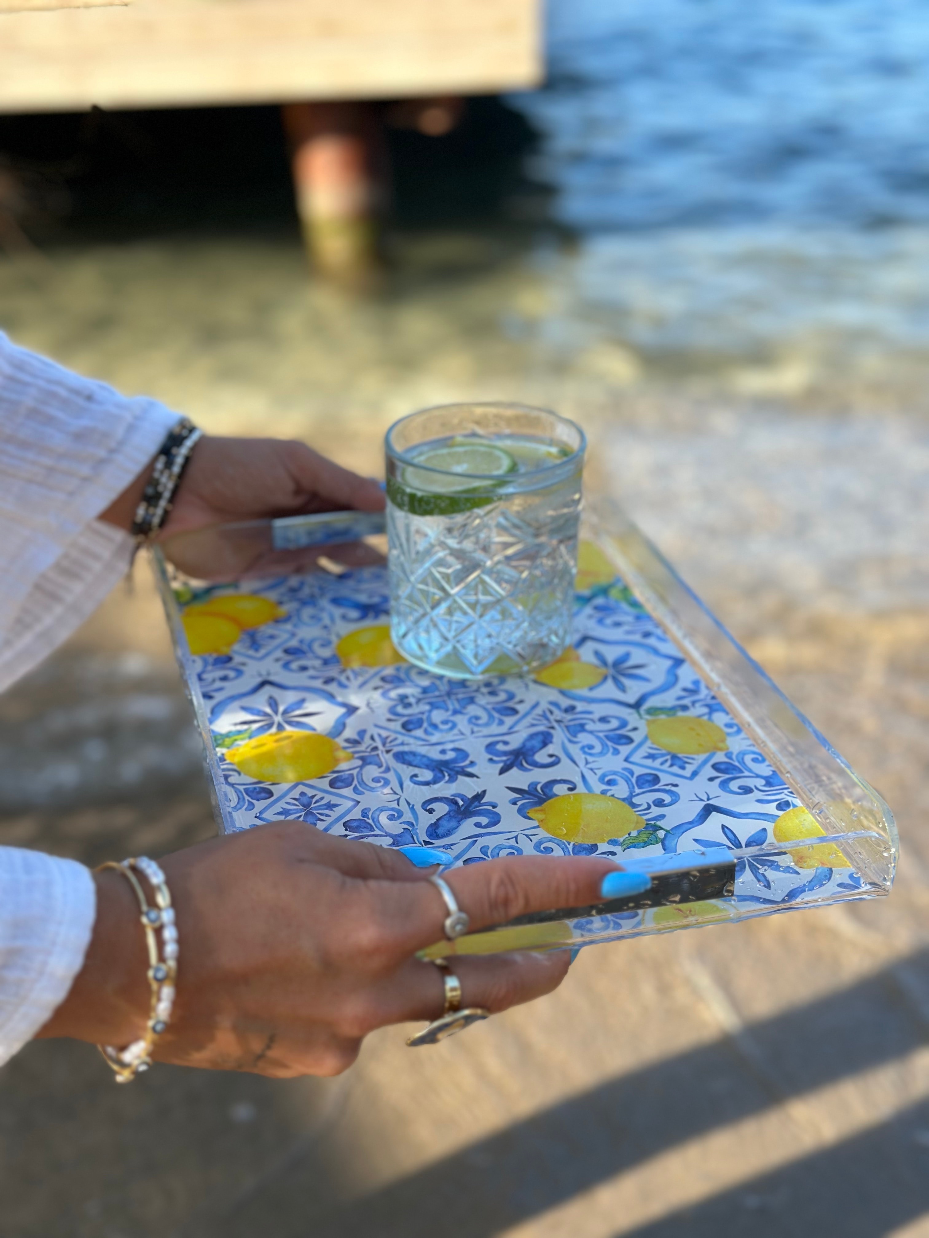 Limoncello Büyük Tepsi