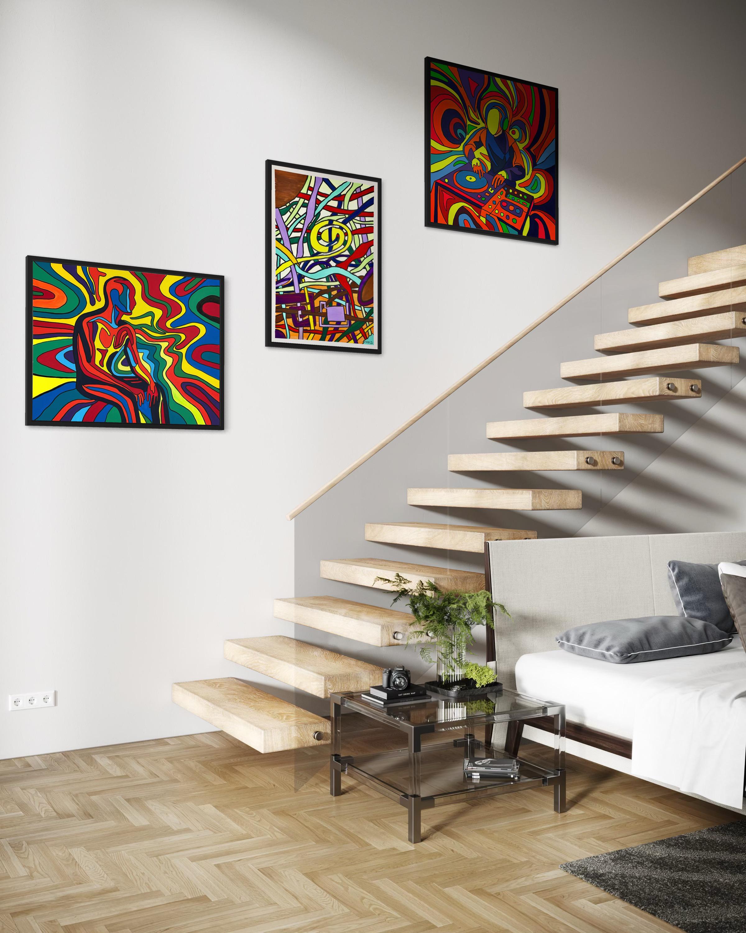 Renkli Tablolar ile Ev Dekorasyonunda Dengeyi Yaratma Rehberi