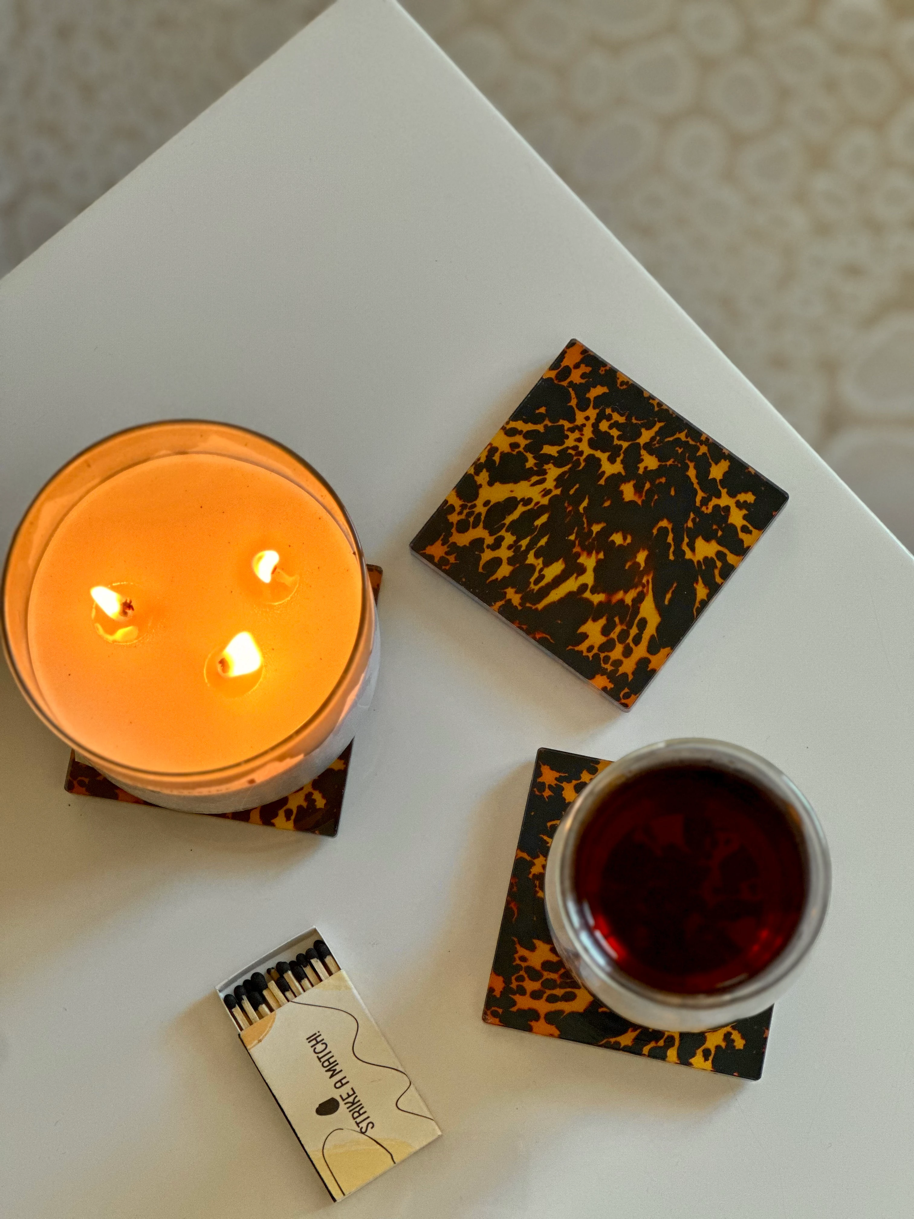 Tortoise Bardak Altlığı 4'lü Set