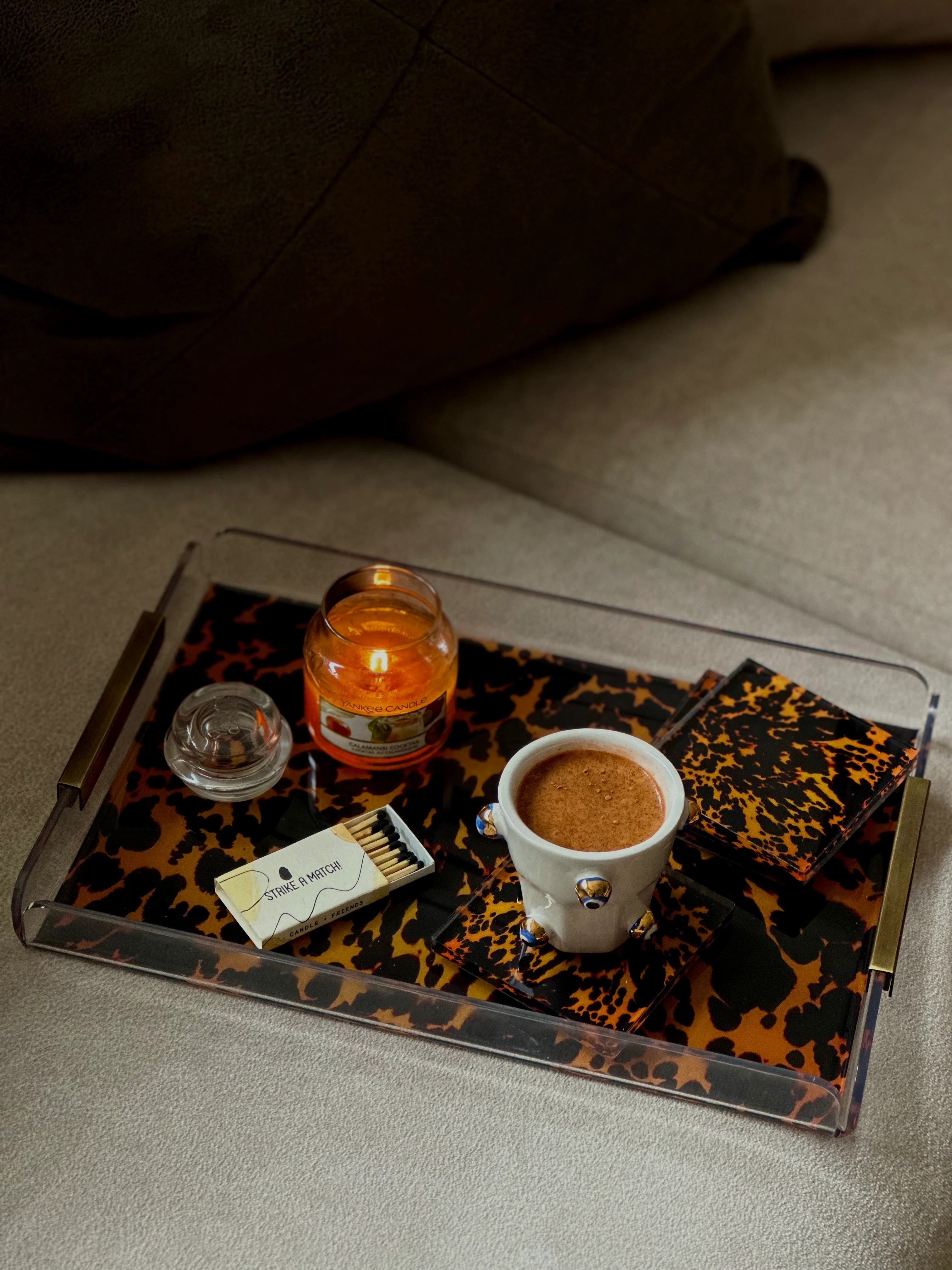 Tortoise Bardak Altlığı 4'lü Set