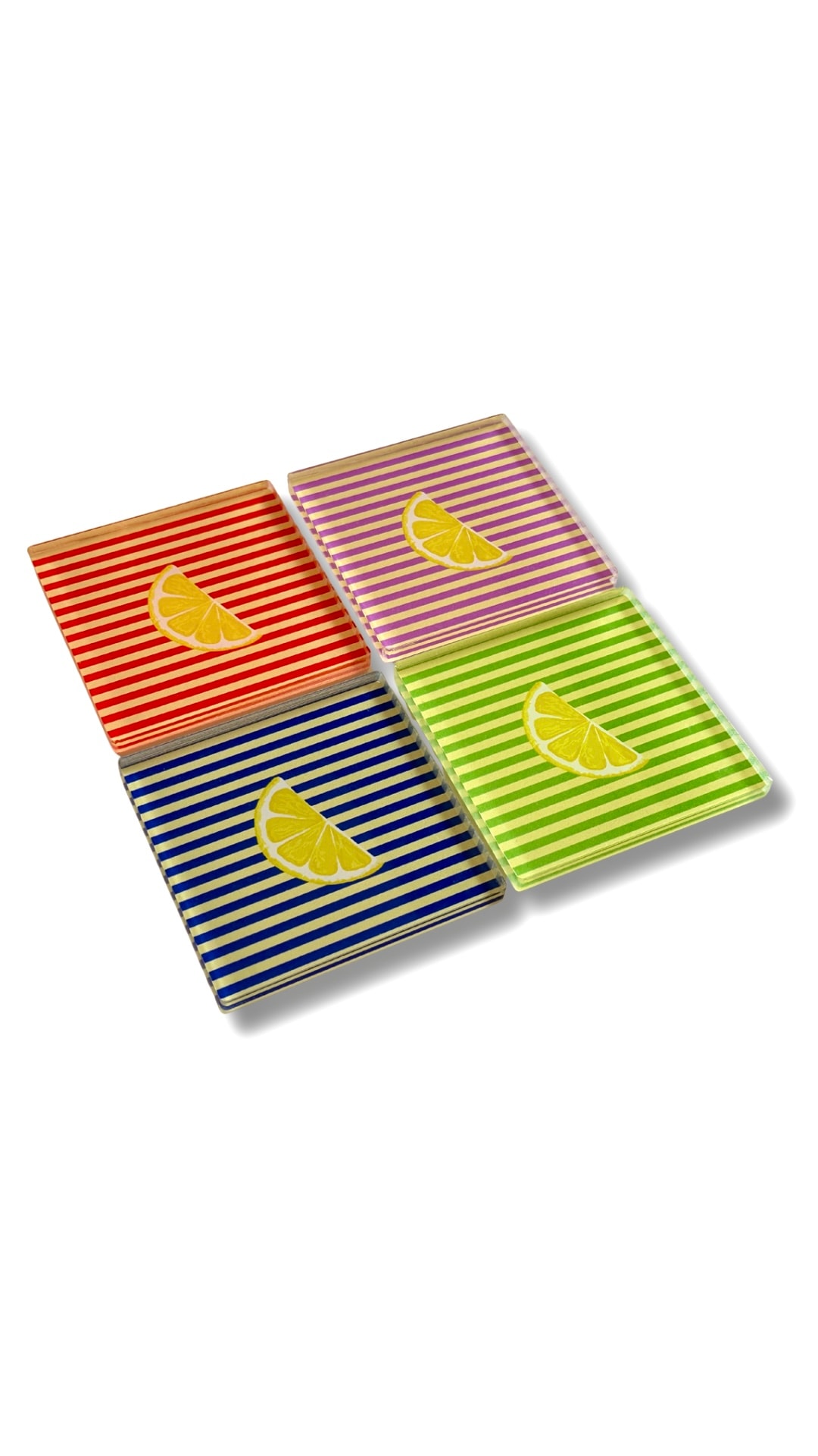 Lemon Twist Bardak Altlığı 4’lü