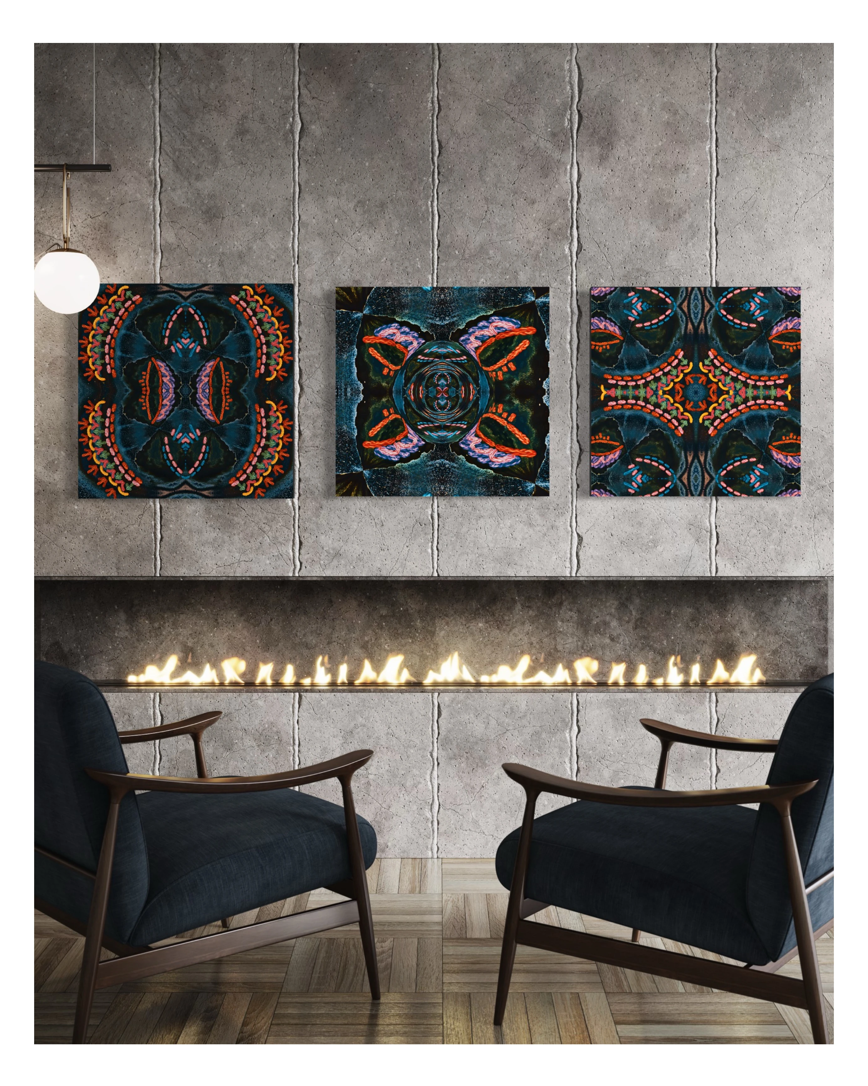 Eyes Wide Shut 3'lü Set Tablo