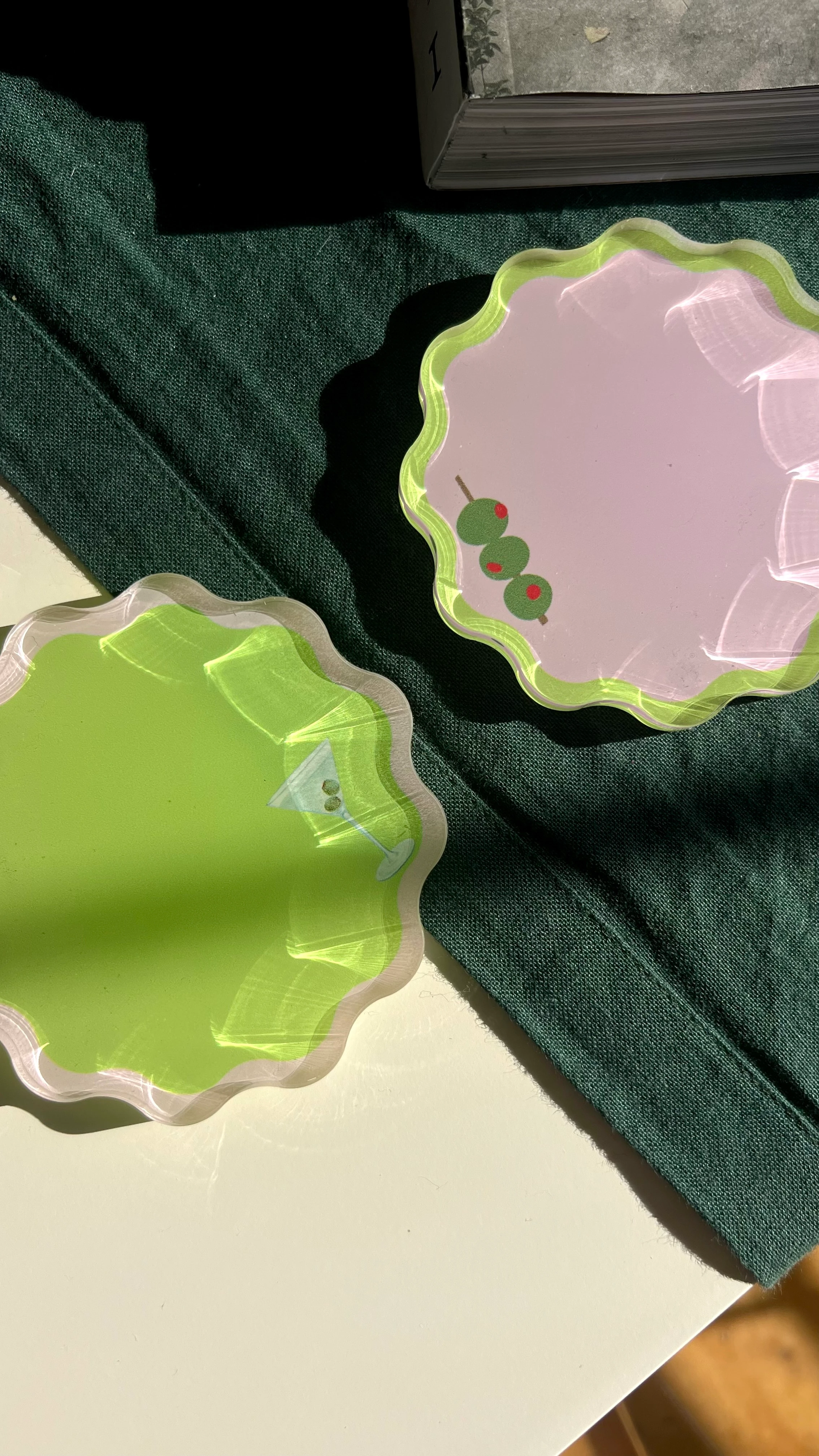 Sip of Olive Bardak Altlığı 2'li Set