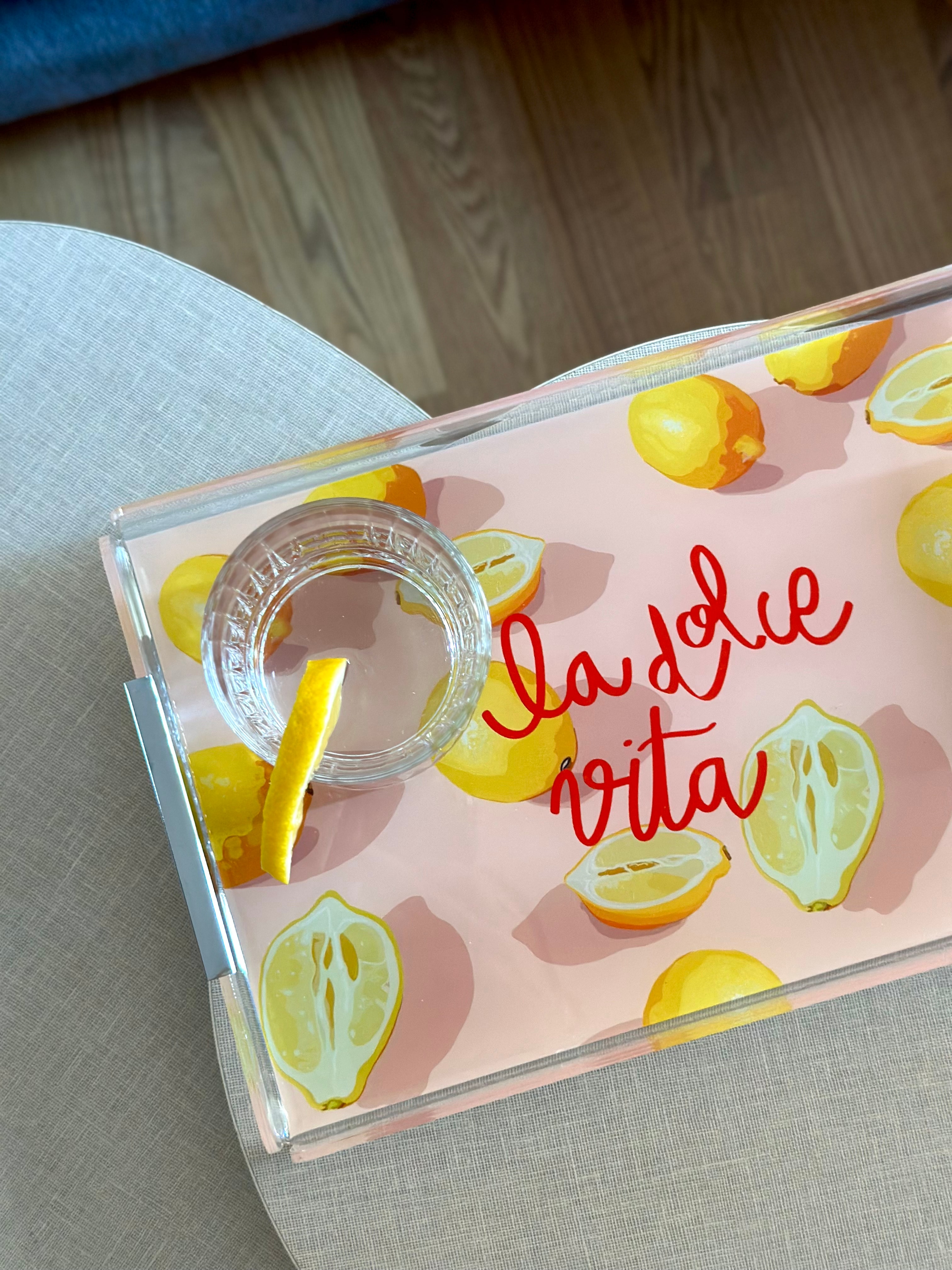 Pink Lemonade Büyük Tepsi