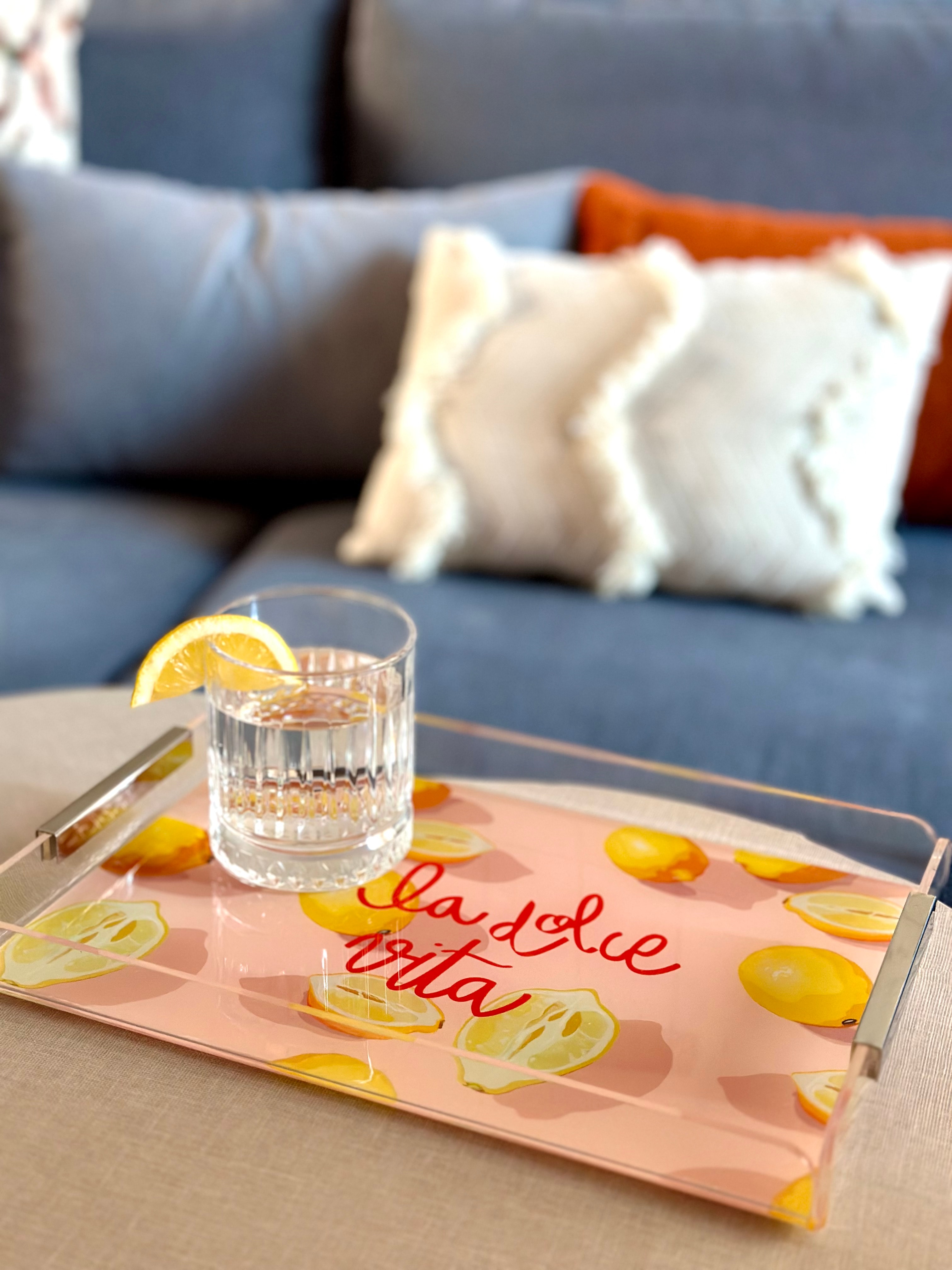 Pink Lemonade Büyük Tepsi