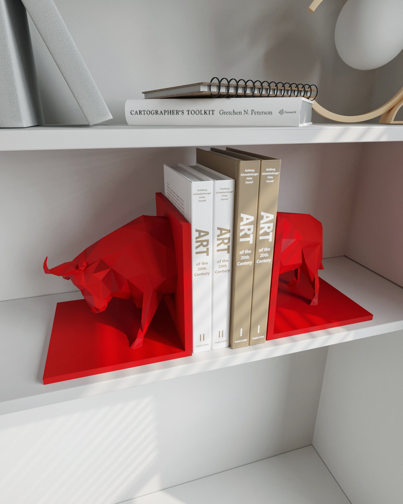 Boğa Kitap Tutucu