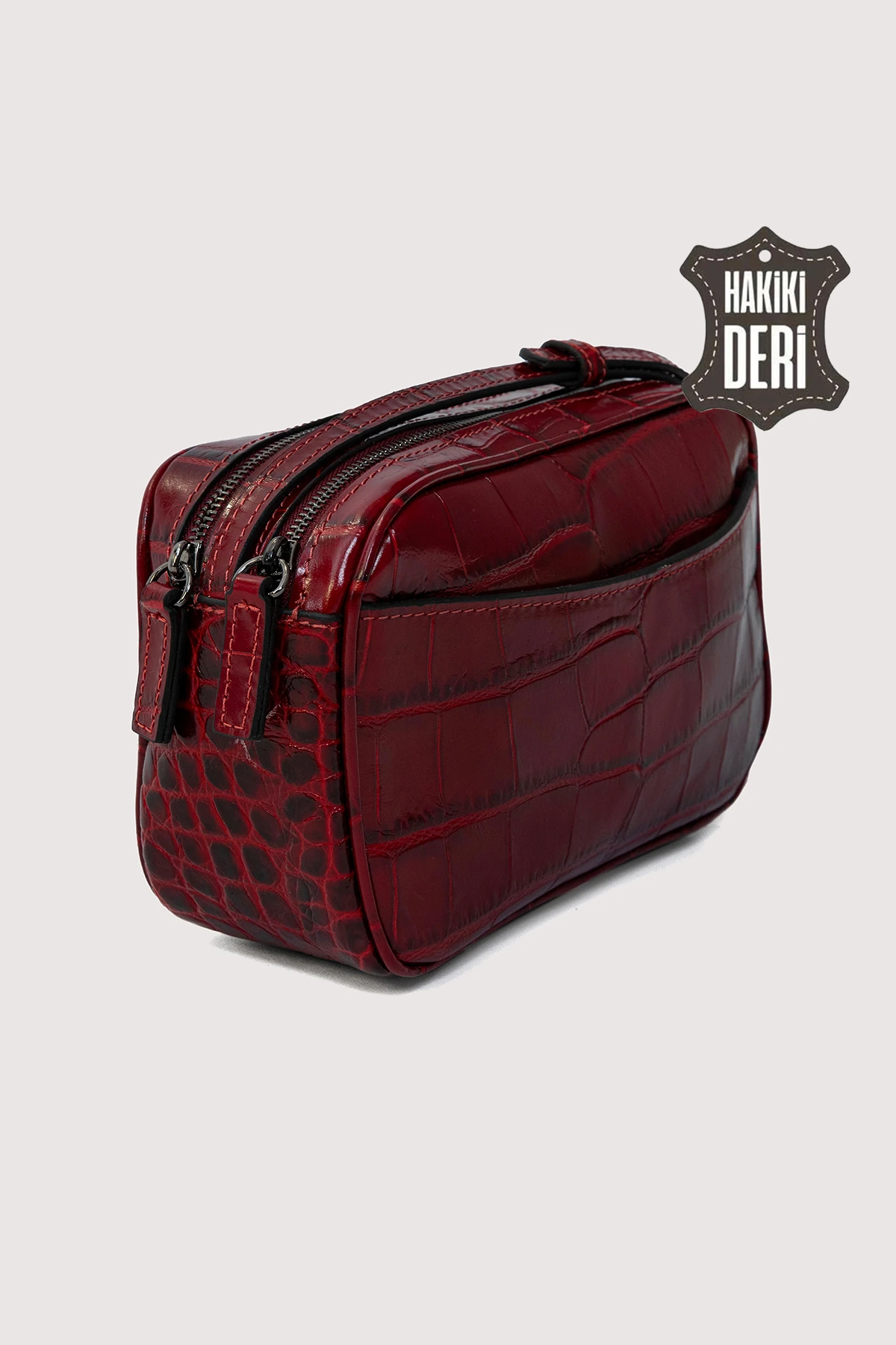 Hakiki Deri Kadın Çapraz Omuz Çantası SMR8975