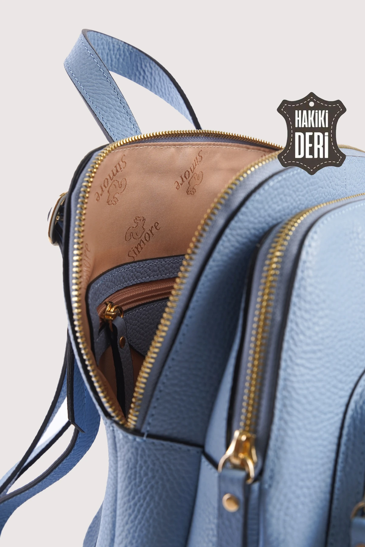 Hakiki Deri Kadın Sırt Çantası SMR9209