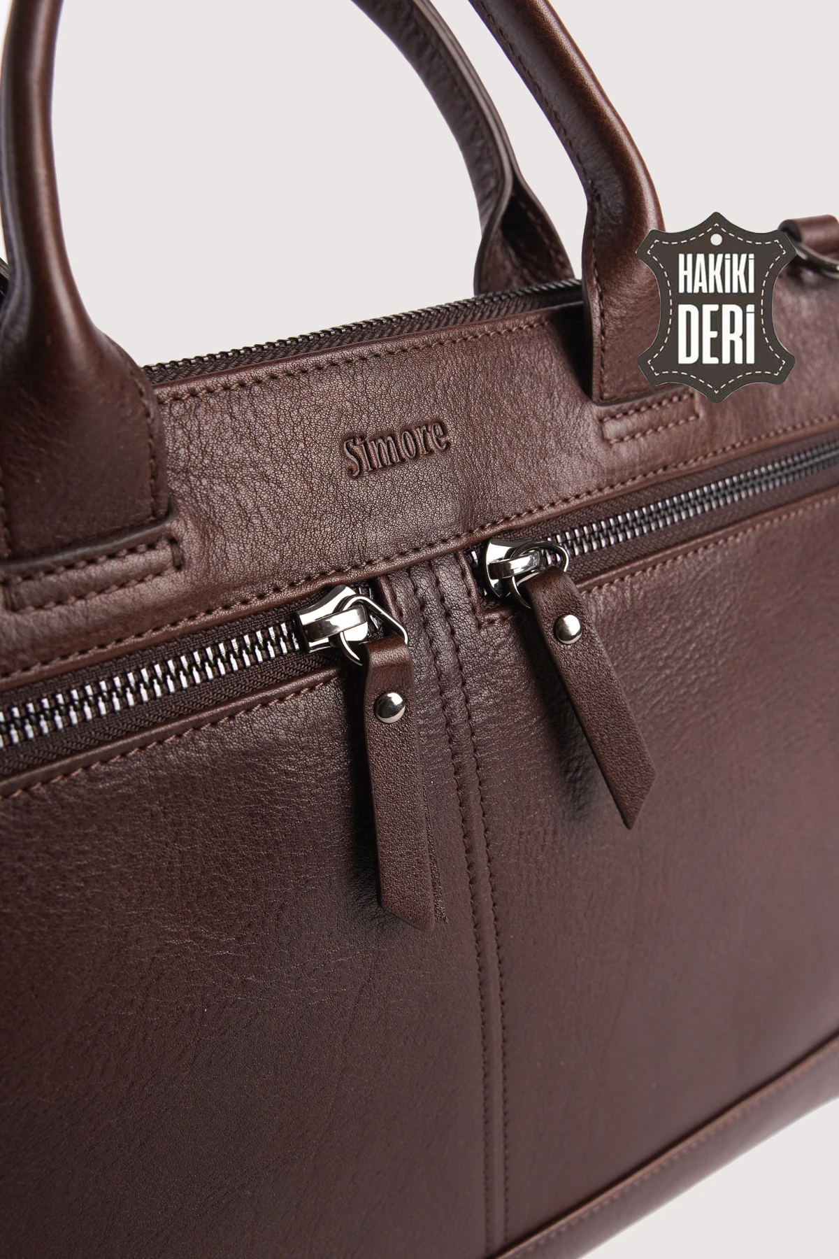 Hakiki Deri Erkek Evrak Çantası SMR6981 - Simore