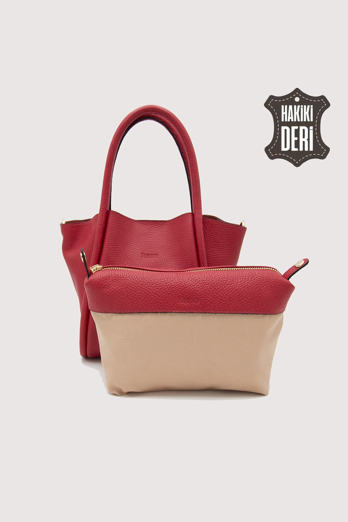 Hakiki Deri Kadın Organizerlı El Çantası SMR9206