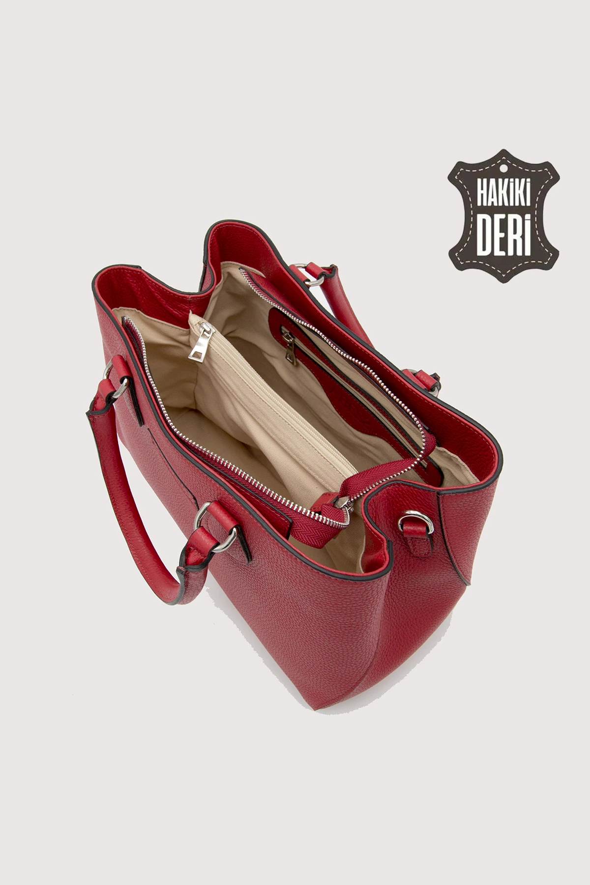 Hakiki Deri Kadın Kol Çantası Uzun Askılı SMR7666