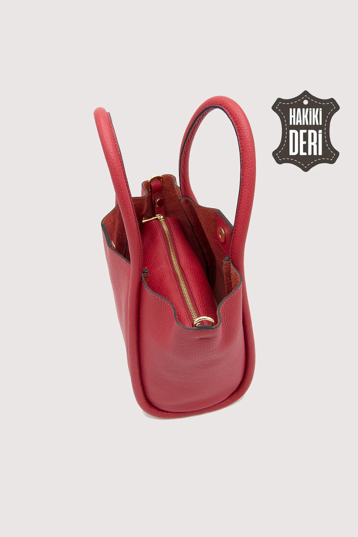 Hakiki Deri Kadın Organizerlı El Çantası SMR9206