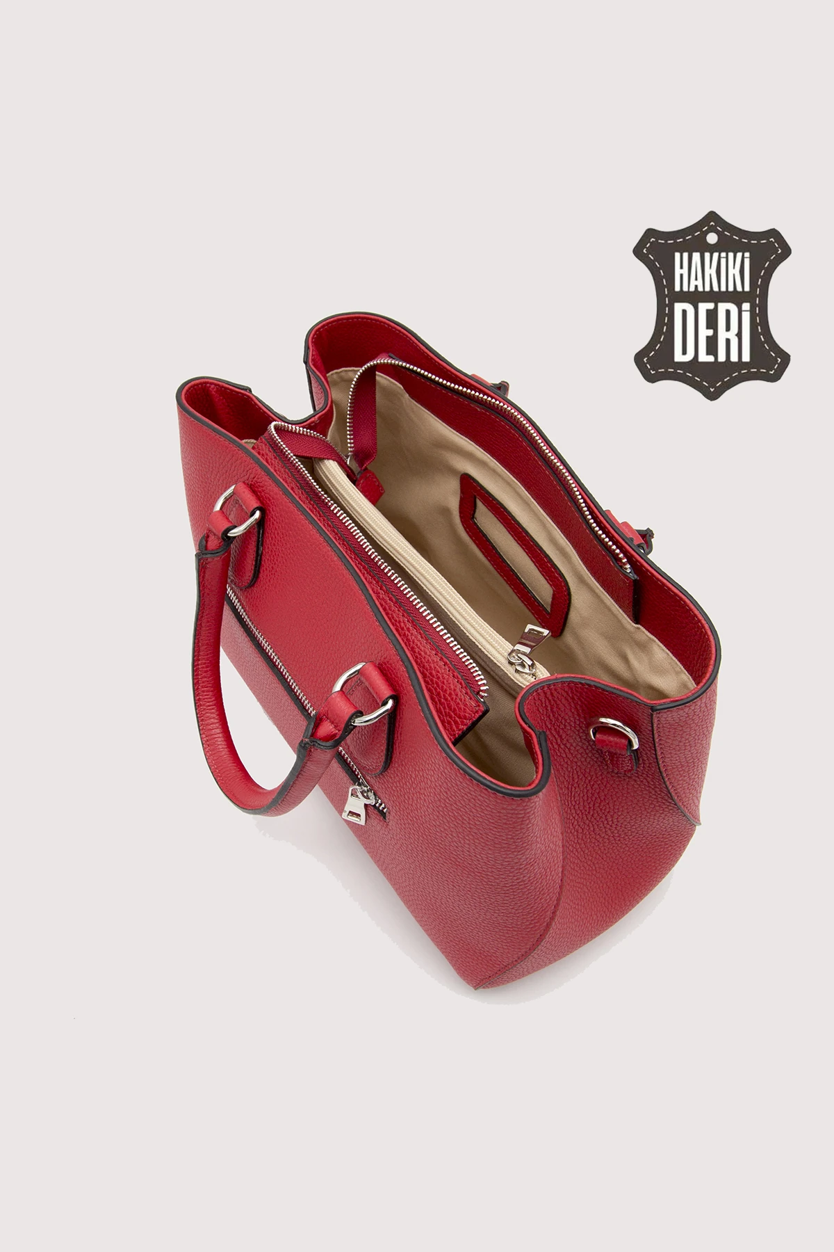 Hakiki Deri Kadın Kol Çantası Uzun Askılı SMR7666