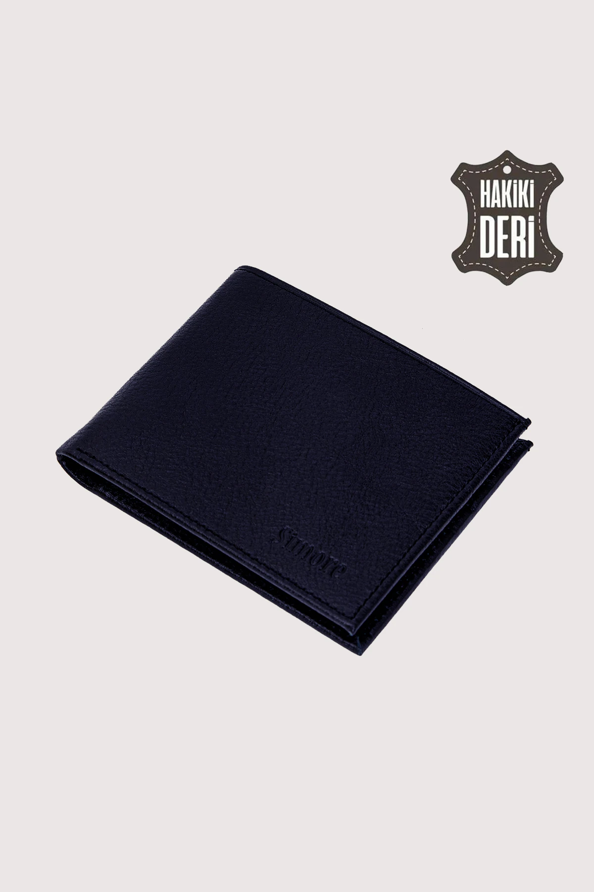 Hakiki Deri Erkek Cüzdan Lacivert SMR2004 - Simore - Koyu Lacivert