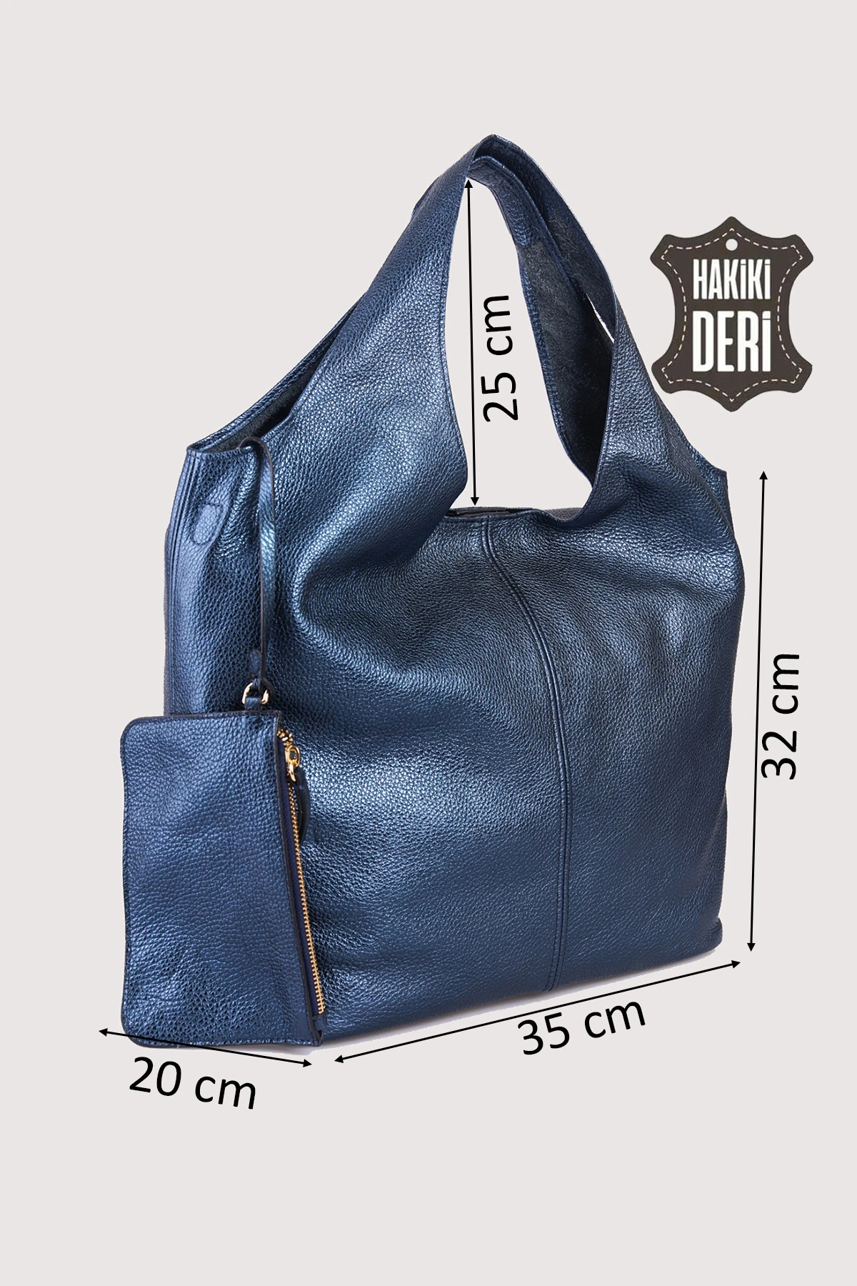 Hakiki Deri Kadın Omuz Çantası SMR9199