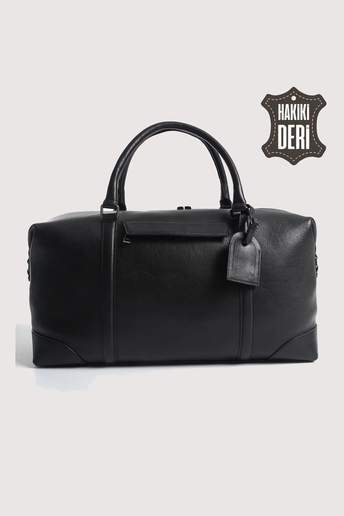 Hakiki Deri Erkek Valiz Çantası SMR6788 - Simore - Siyah