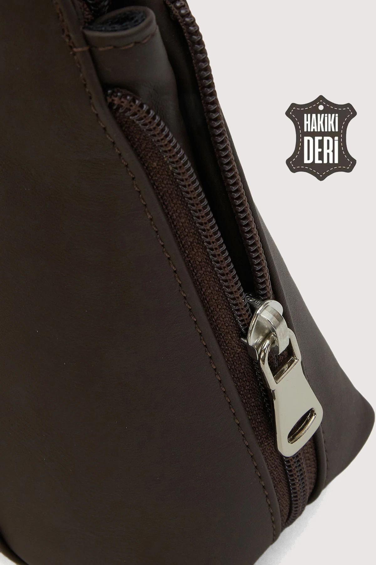 Hakiki Deri Kadın Deri Omuz Çantası Siyah SMR562 - Simore