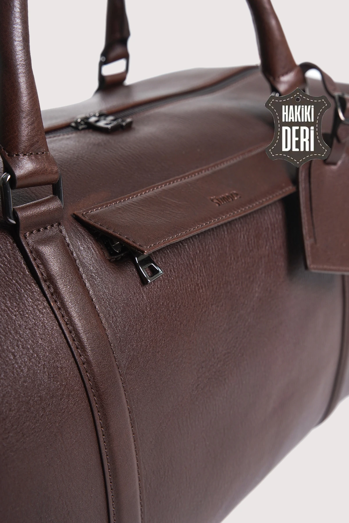 Hakiki Deri Erkek Valiz Çantası SMR6788 - Simore