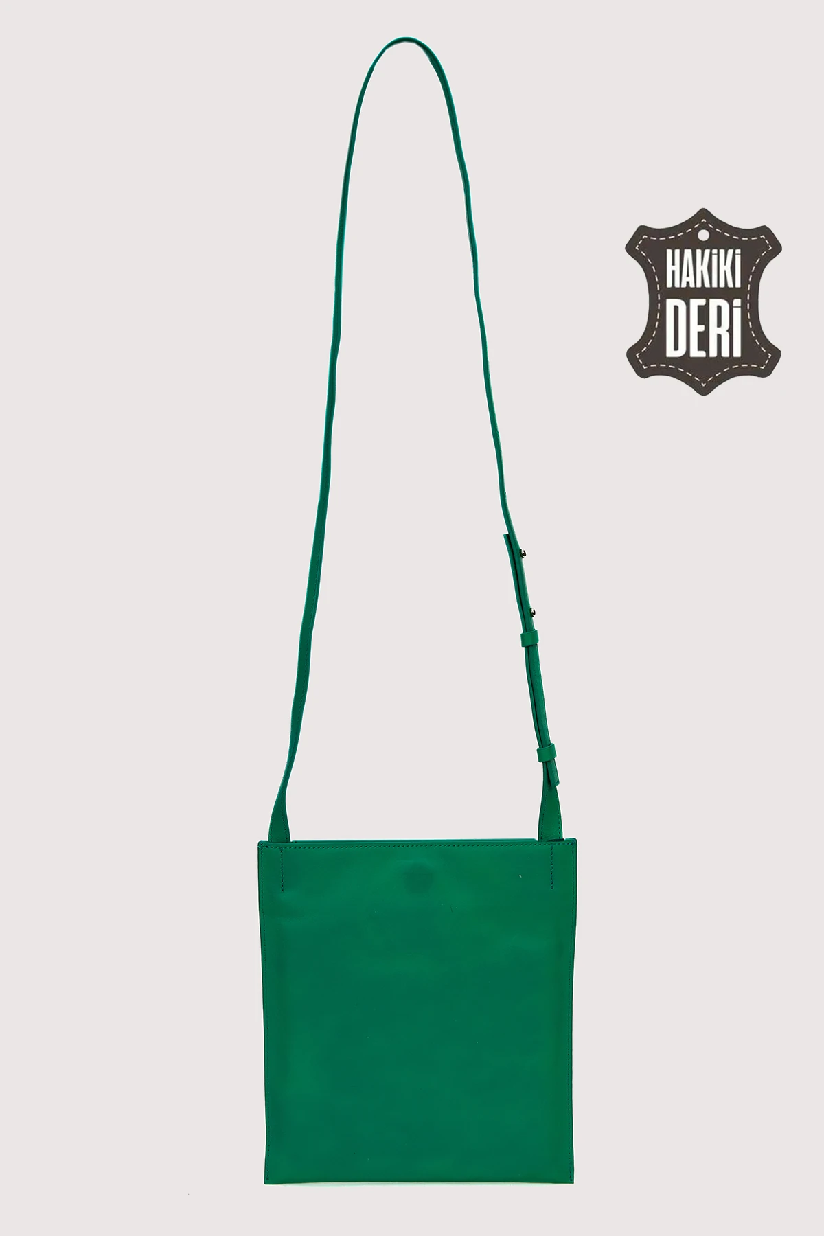 Hakiki Deri Kadın Omuz Çantası SMR8978 - Yeşil