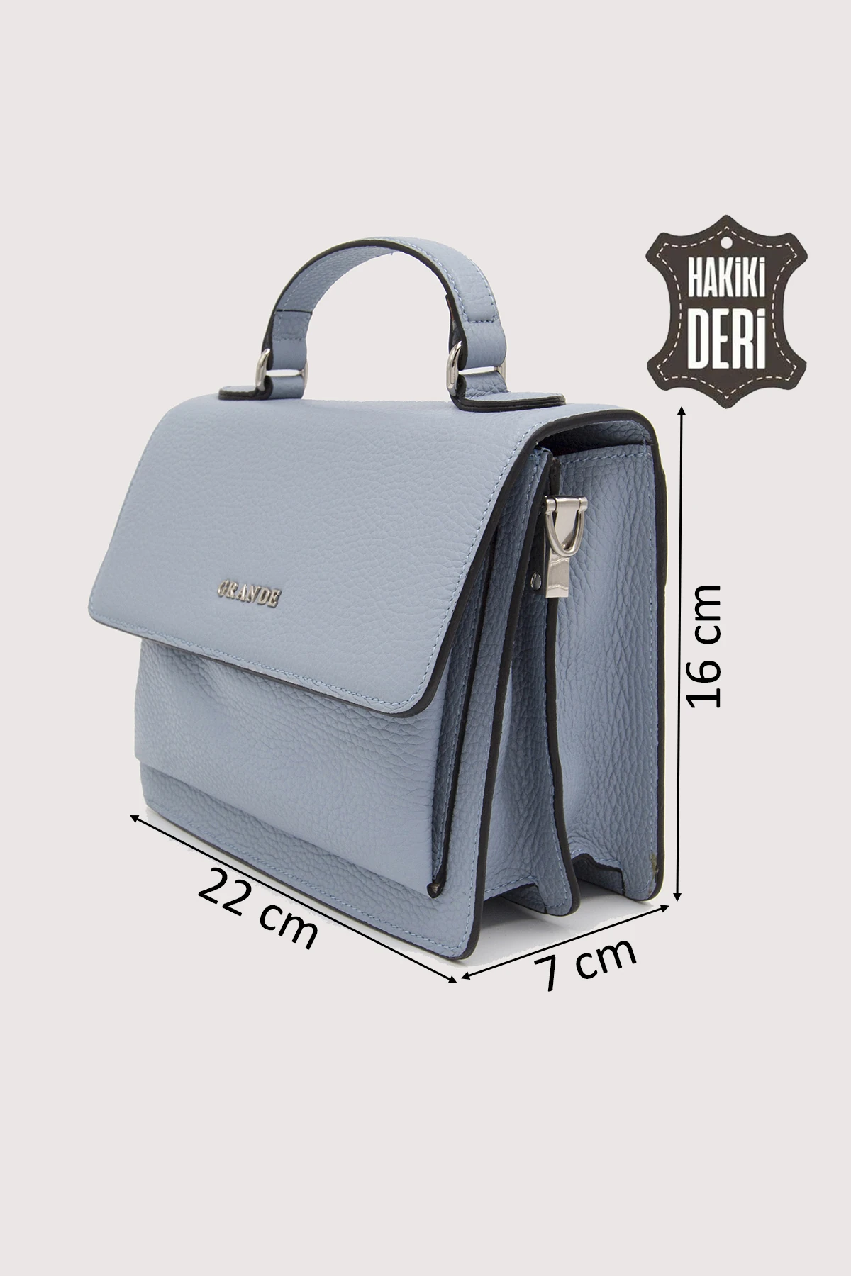 Hakiki Deri Kadın El Çantası Uzun Askılı SMR9022