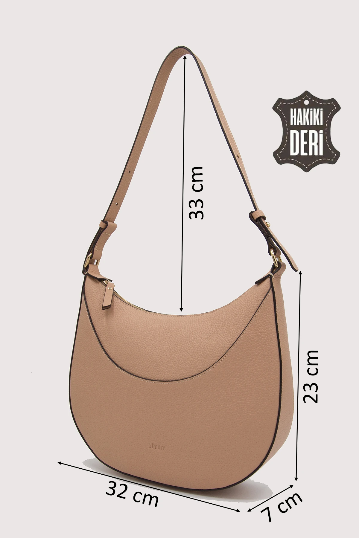 Hakiki Deri Kadın Omuz Çantası SMR9416