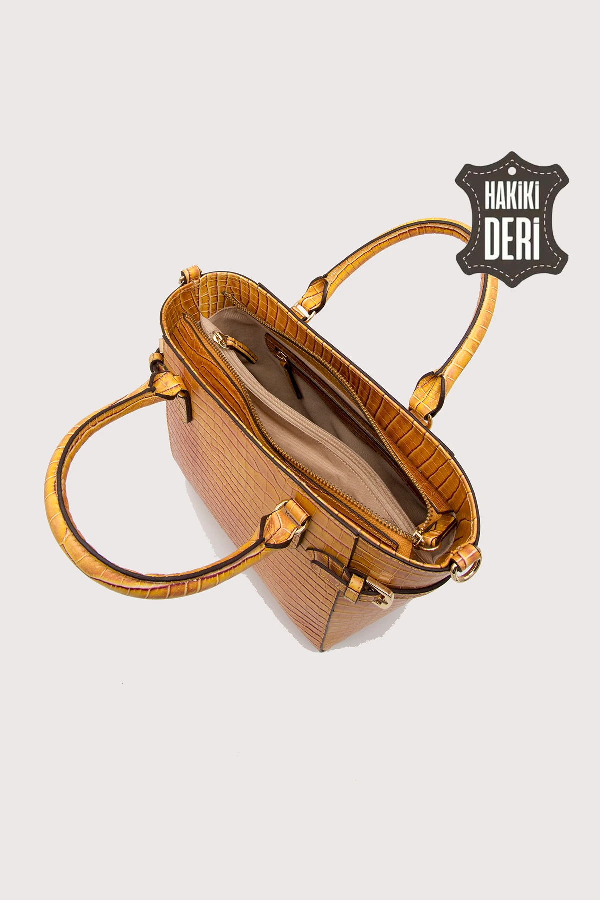 Hakiki Deri Kadın El Çantası SMR7922 - Simore