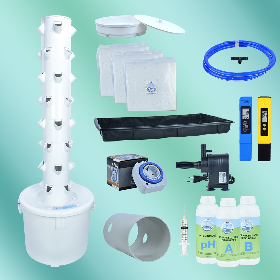 Dikey Hidroponik Sistem Set-3
