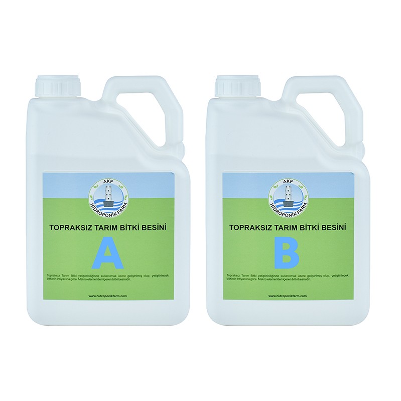 Soilless Agriculture Plant Nutrition 5 Lt A and 5 Lt B