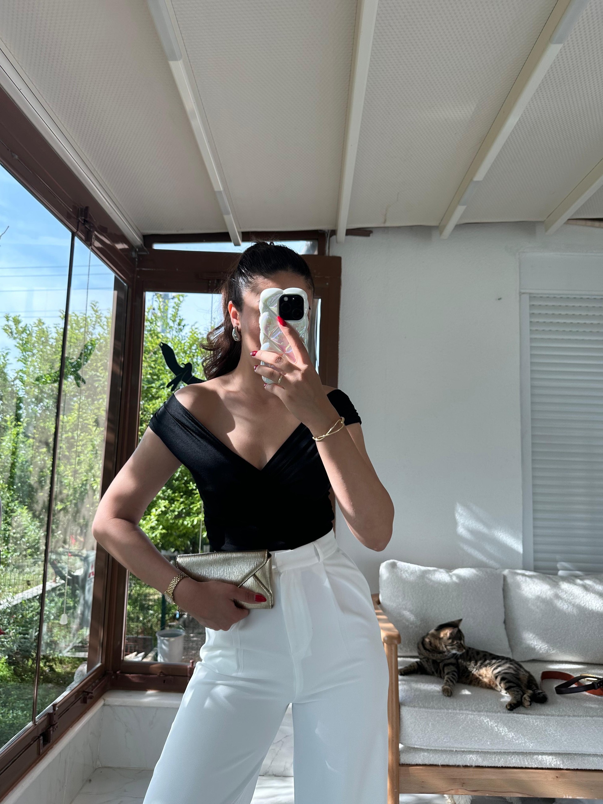 ÇAPRAZ BUZZY KUMAŞ BLUZ