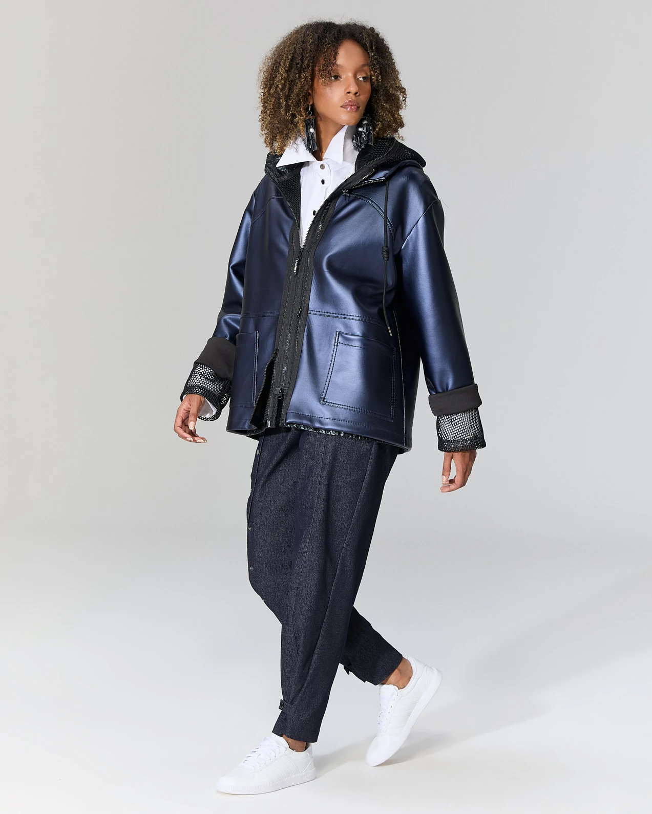 Çıtçıtlı Denim Pantolon