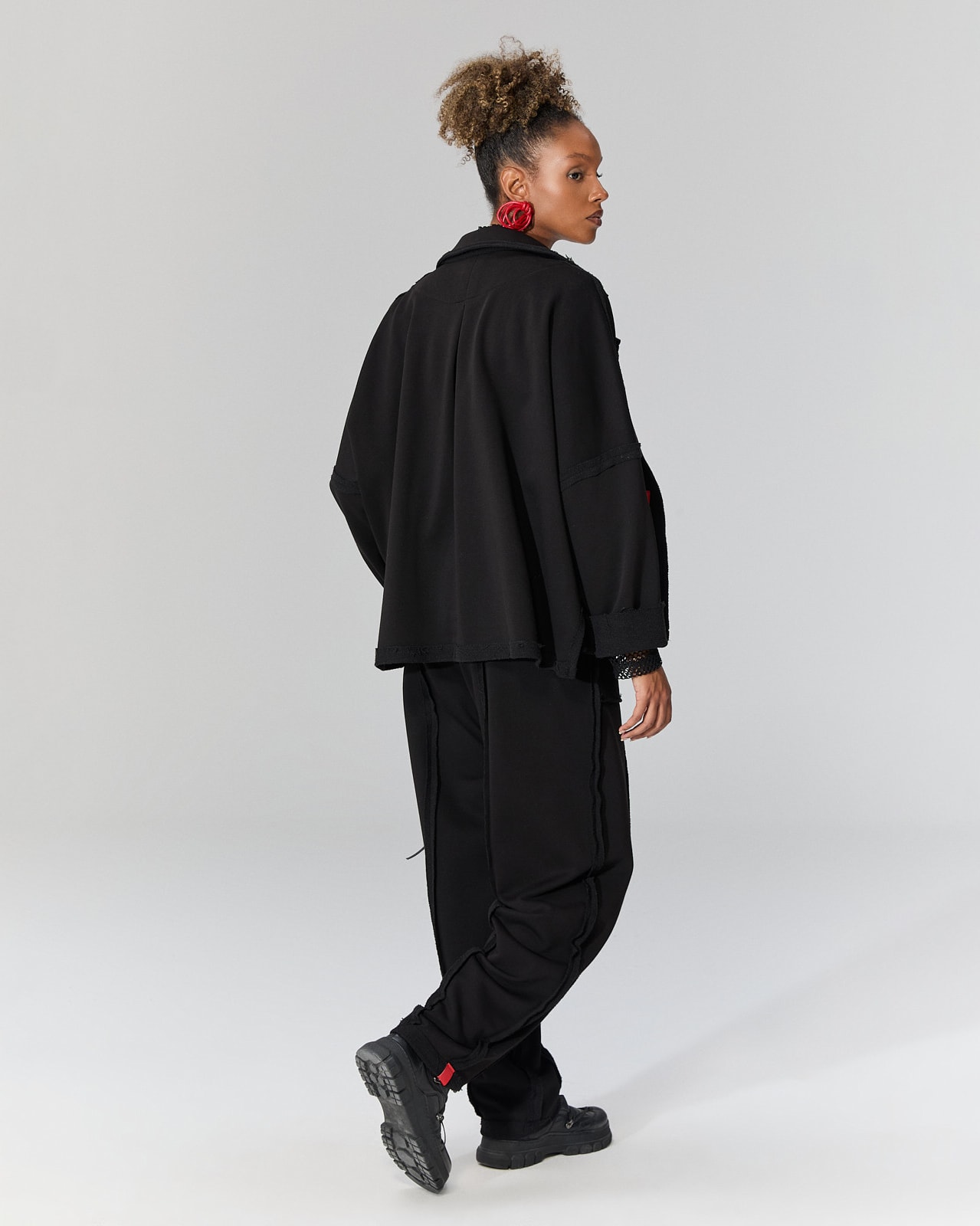 Oversize Jakarlı Spor Ceket