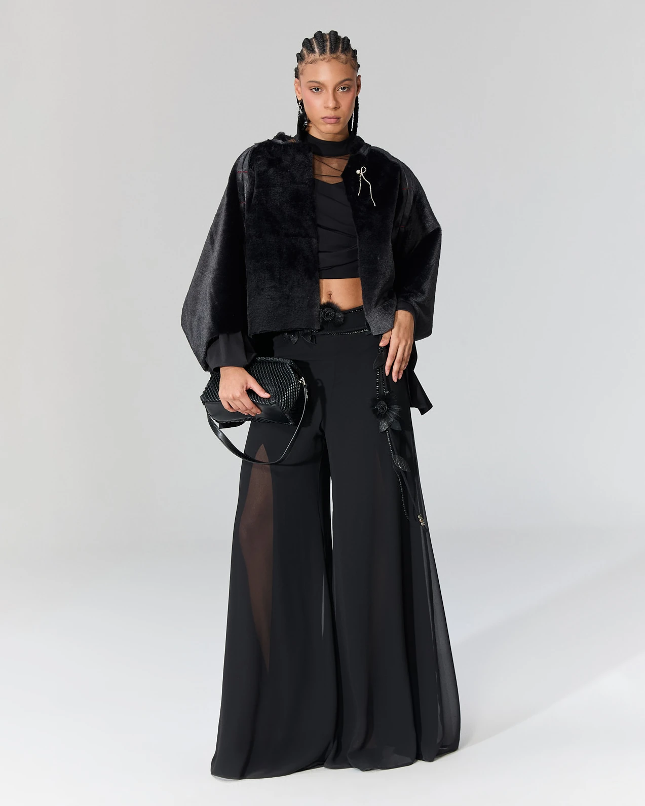 Çift Taraflı Peluş Ceket