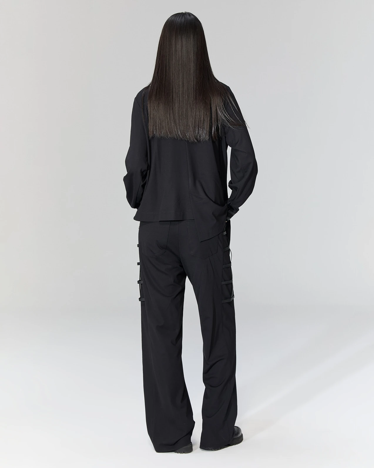 Düğmeli Asimetrik Bluz