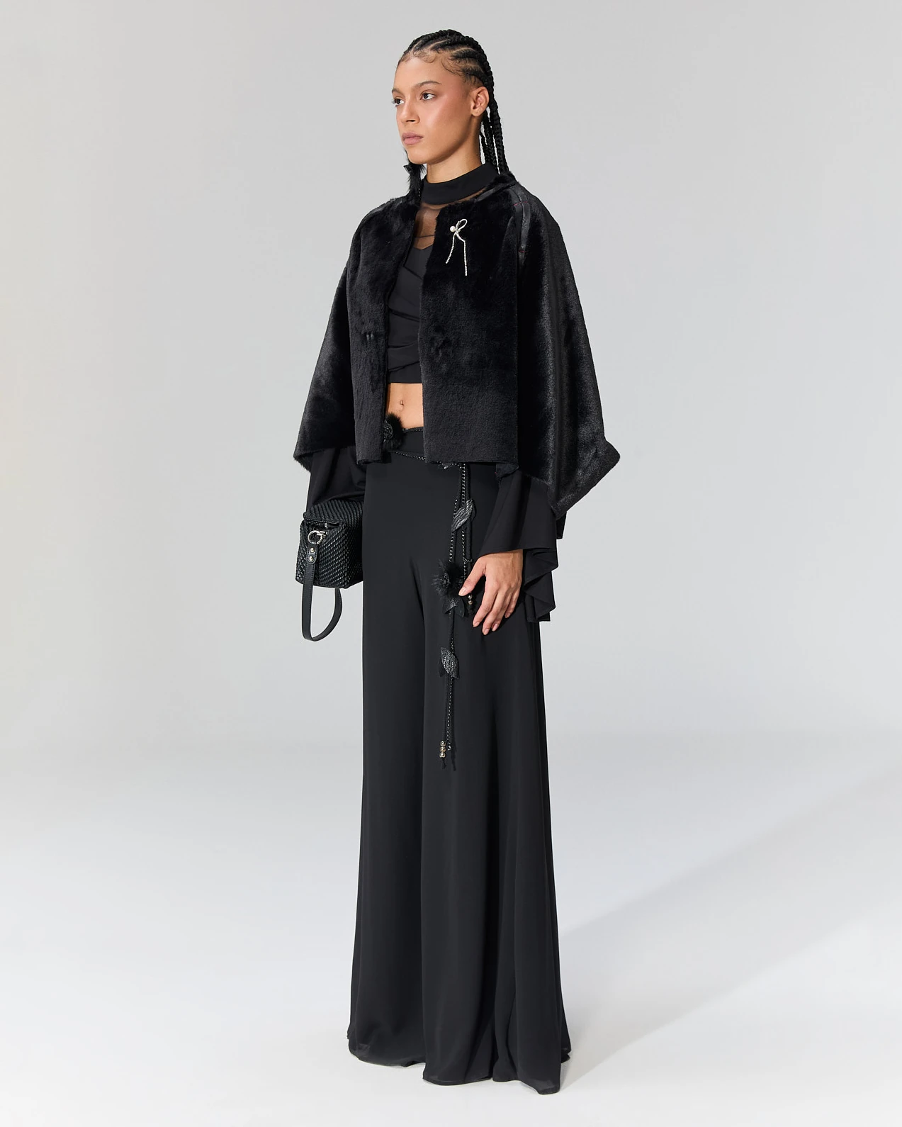 Çift Taraflı Peluş Ceket