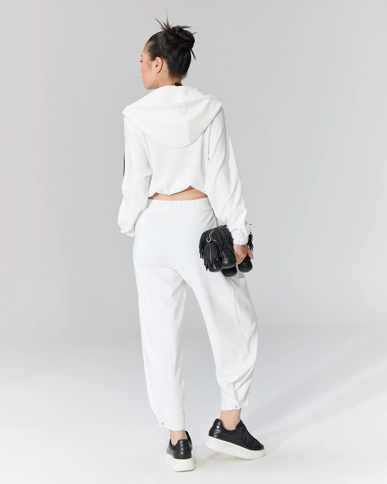 Büzgülü Kapüşonlu Ceket