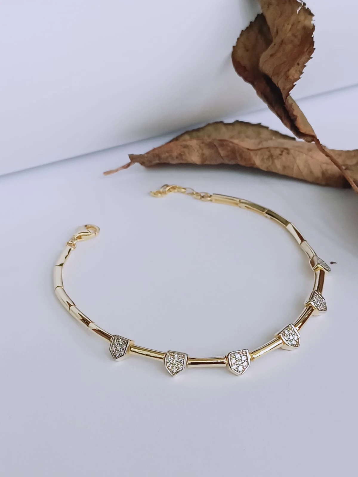 925 Ayar Gümüş Zirkon Taşlı Lumine Bileklik