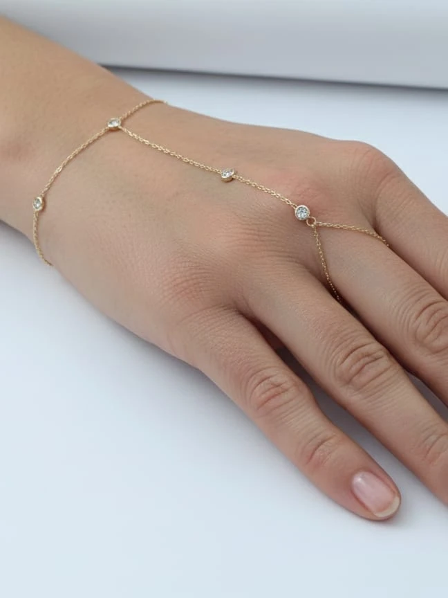 925 Ayar Gümüş Zirkon Taşlı  DEWDROP Şahmeran