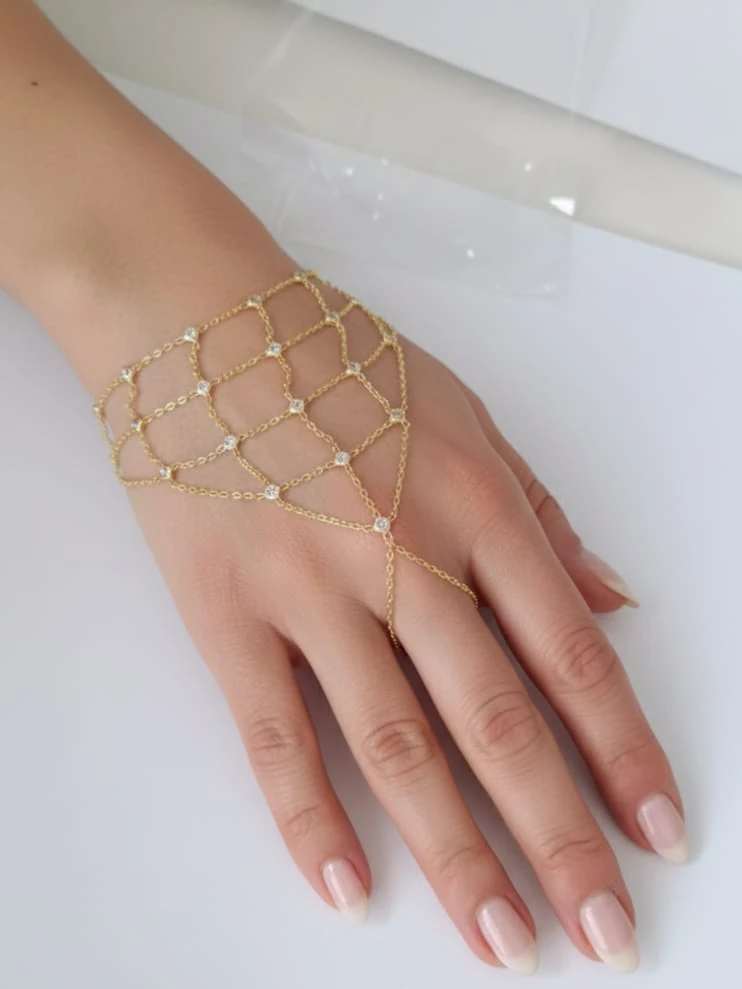 925 Ayar Gümüş Zirkon Taşlı DIAMOND MESH Şahmeran