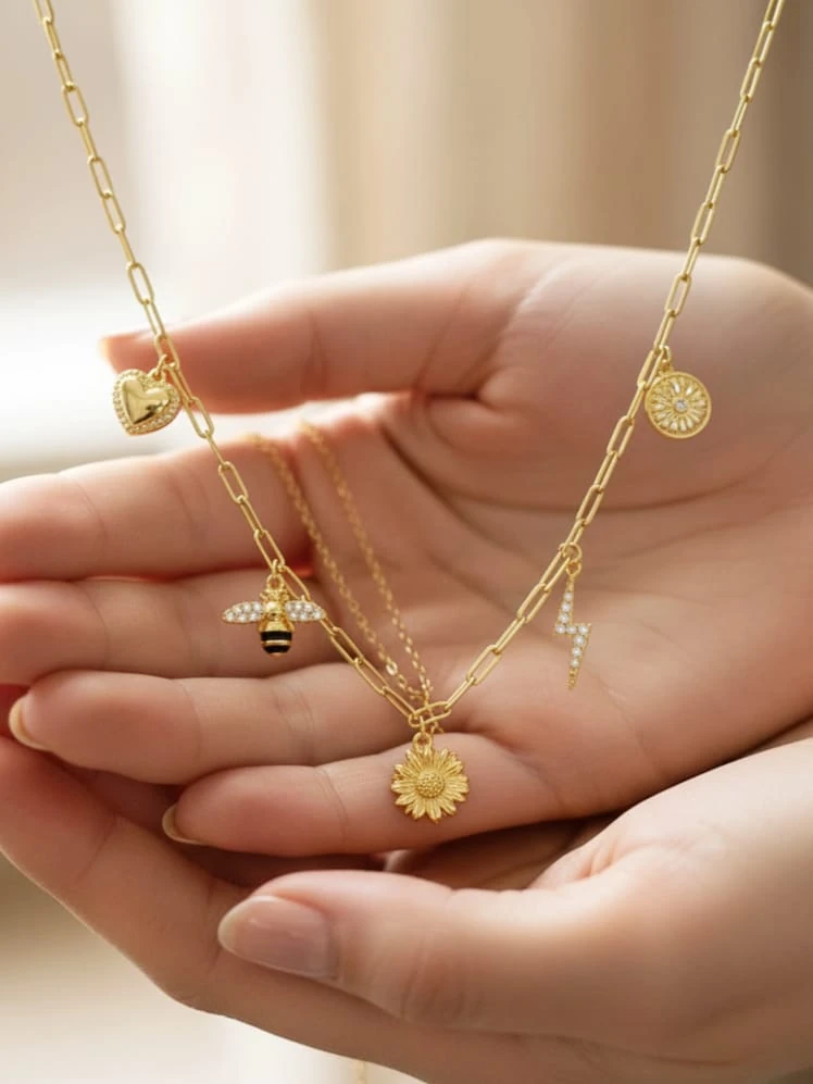 925 Ayar Gümüş Magical Charms Kolye