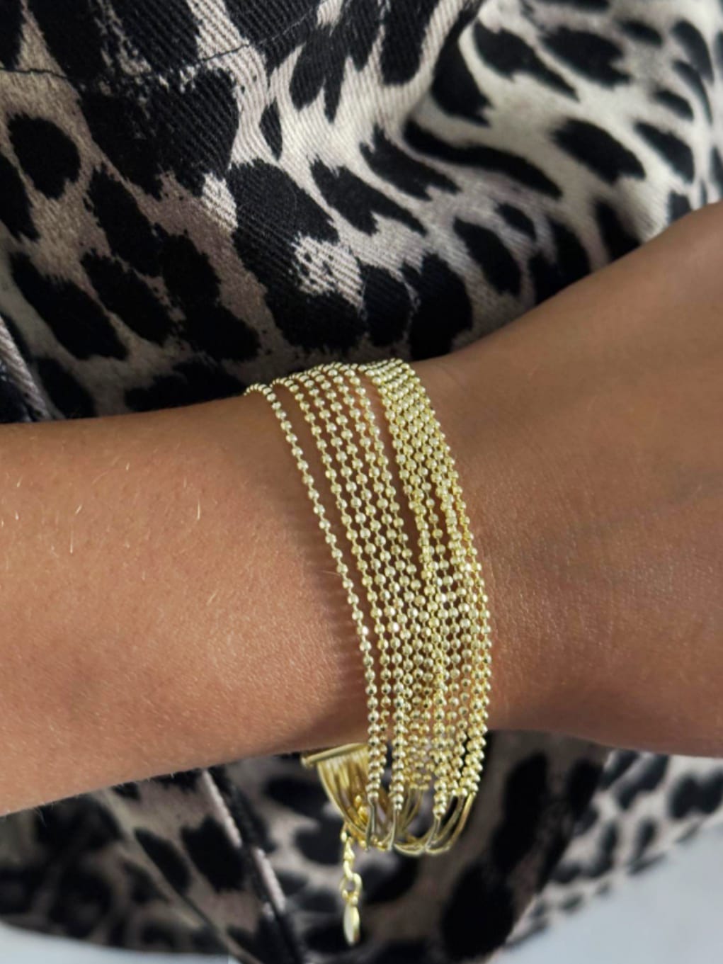 925 Ayar Gümüş 12 Zincirli ROPE CASCADE Bileklik