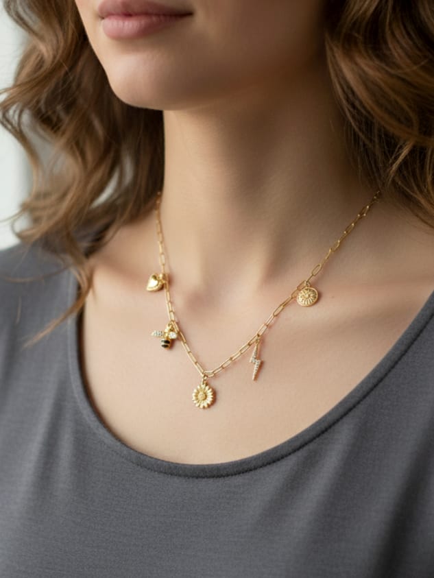 925 Ayar Gümüş Magical Charms Kolye