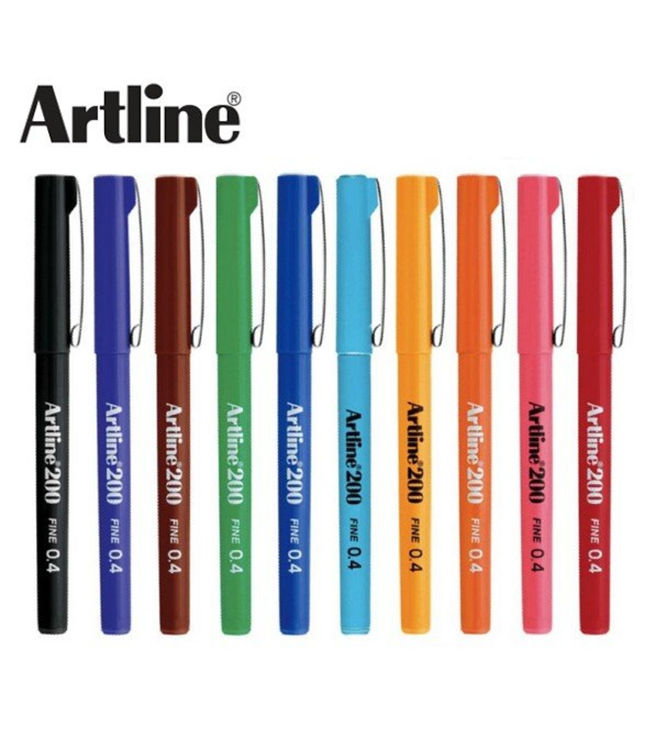 Artline 200 Fine 0.4 mm İnce Uçlu Yazı ve Çizim Kalemi