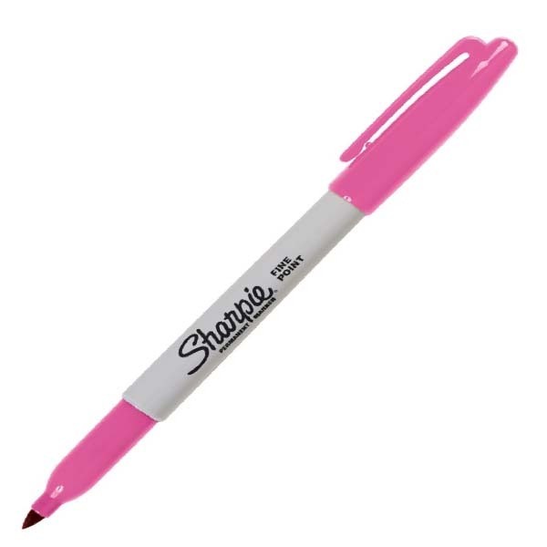 Sharpie Markör Permanent Fine Yuvarlak Uçlu Şeker Pembe 1836457