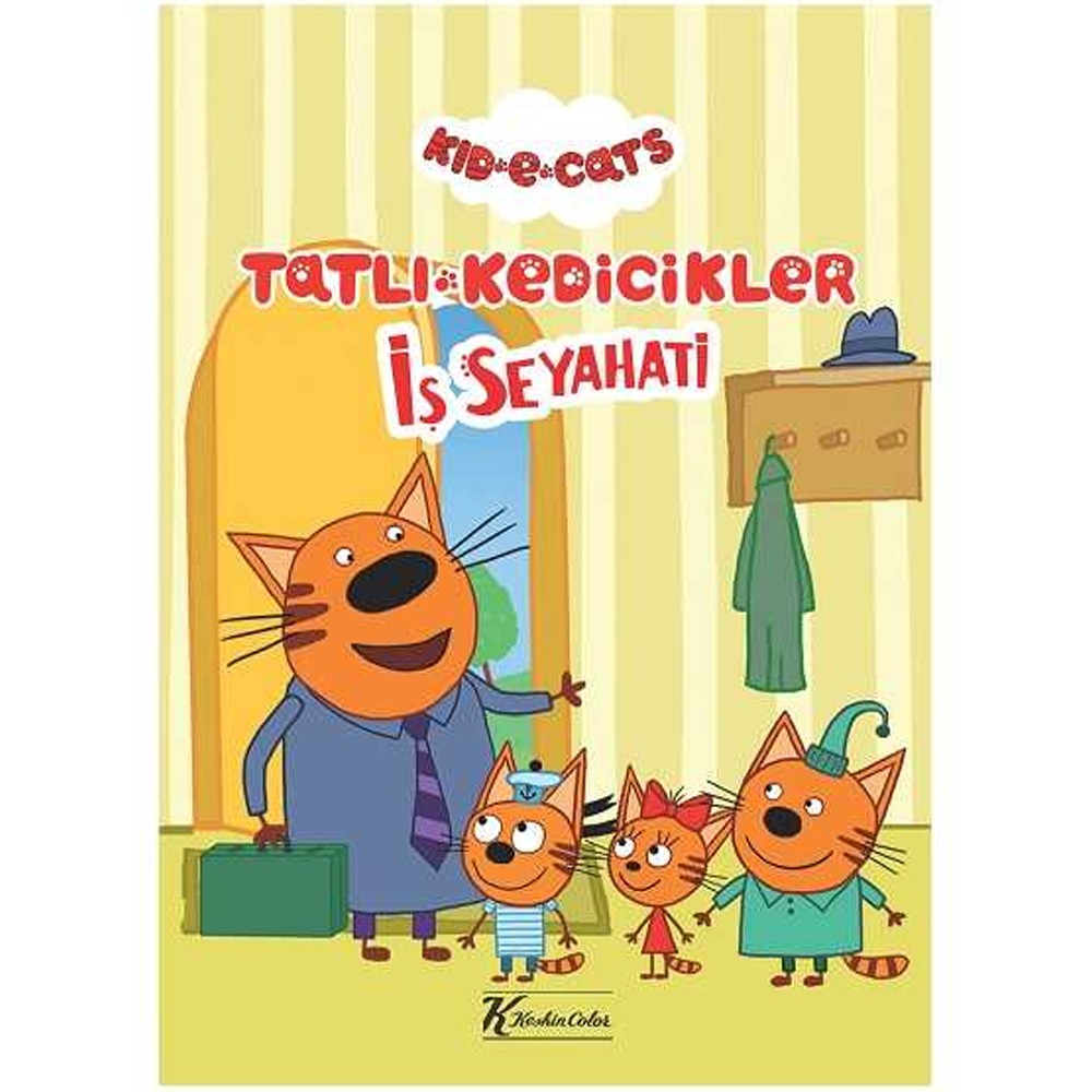 Tatlı Kedicikler Hikaye Kitabı İş Seyahatı 20x28 6 YP 