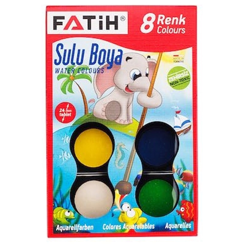 Fatih Sulu Boya 8 Renk 24 ML S-8